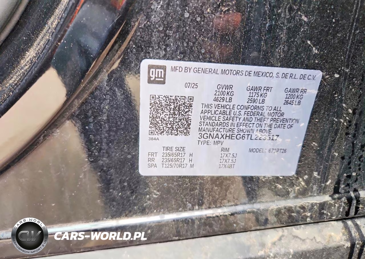 2026 Chevrolet Equinox Lt VIN:3GNAXHEG6TL223517 - 13