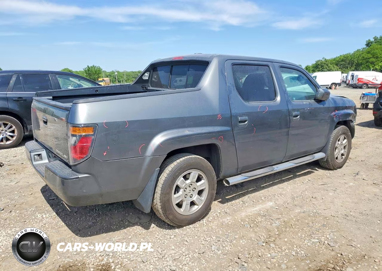 2008 Honda Ridgeline Rtl VIN:2HJYK16578H534508 - 3