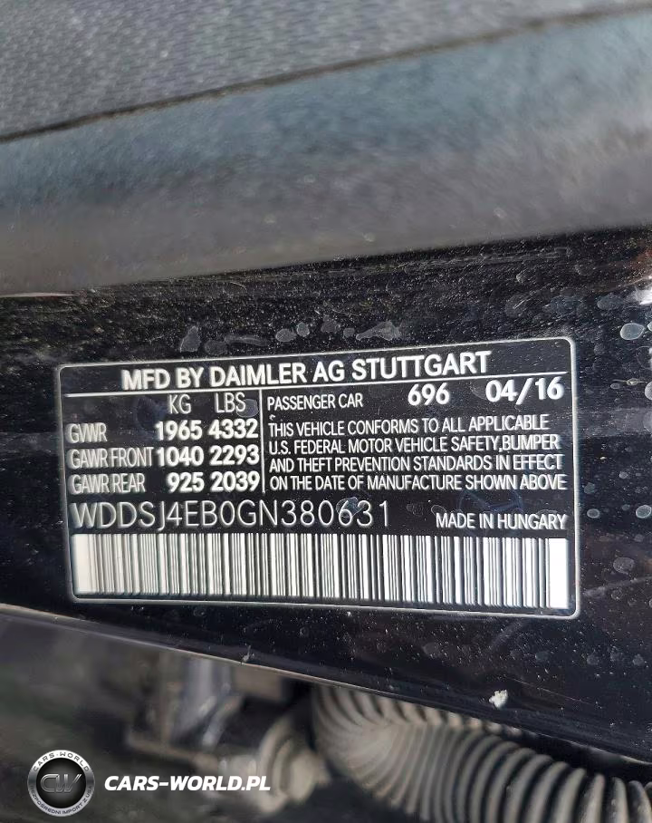 2016 Mercedes-Benz Cla 250 VIN:WDDSJ4EB0GN380631 - 12