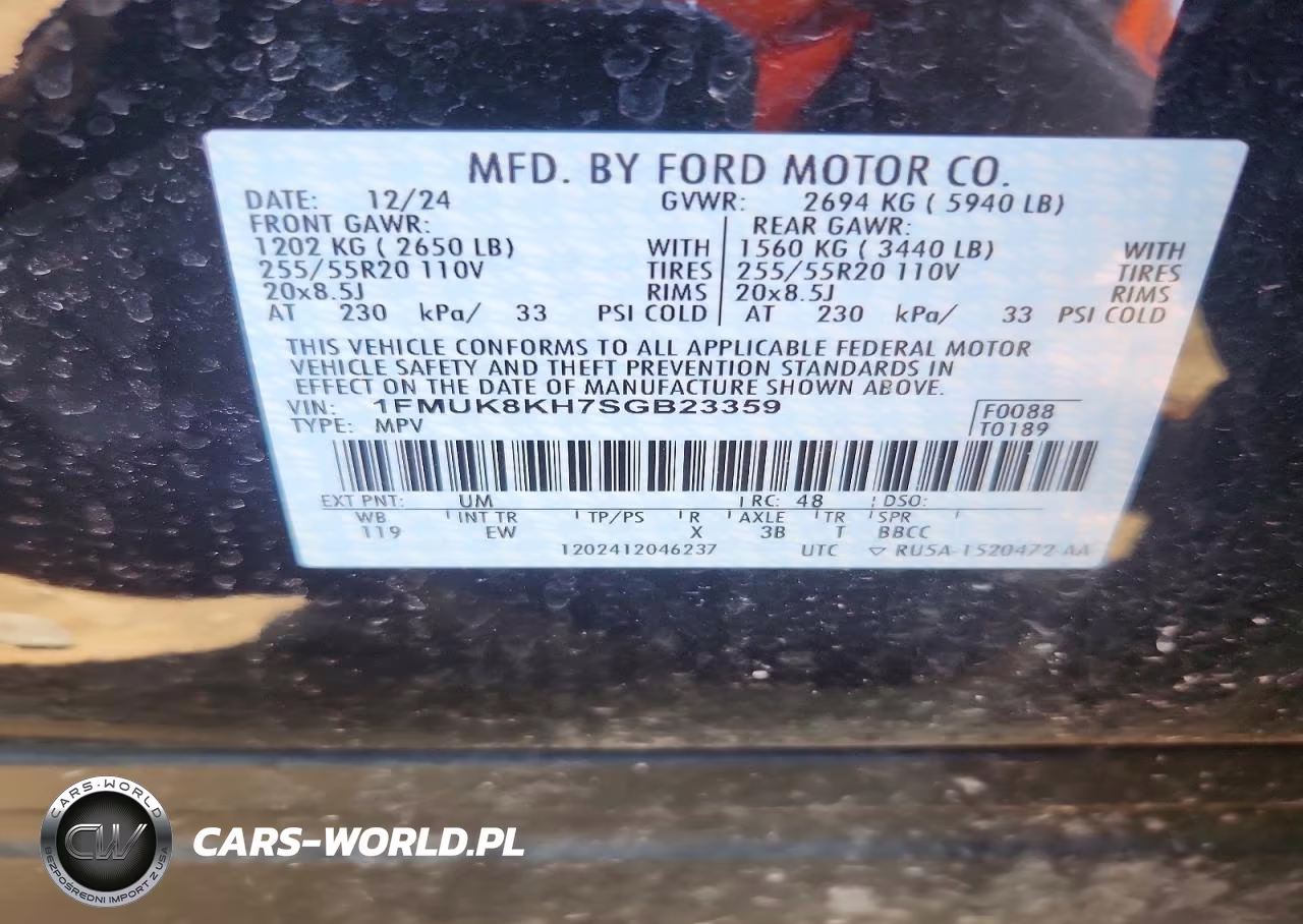 2025 Ford Explorer St-Line VIN:1FMUK8KH7SGB23359 - 13