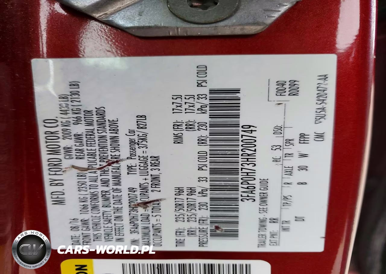 2017 Ford Fusion Se VIN:3FA6P0H73HR200749 - 12