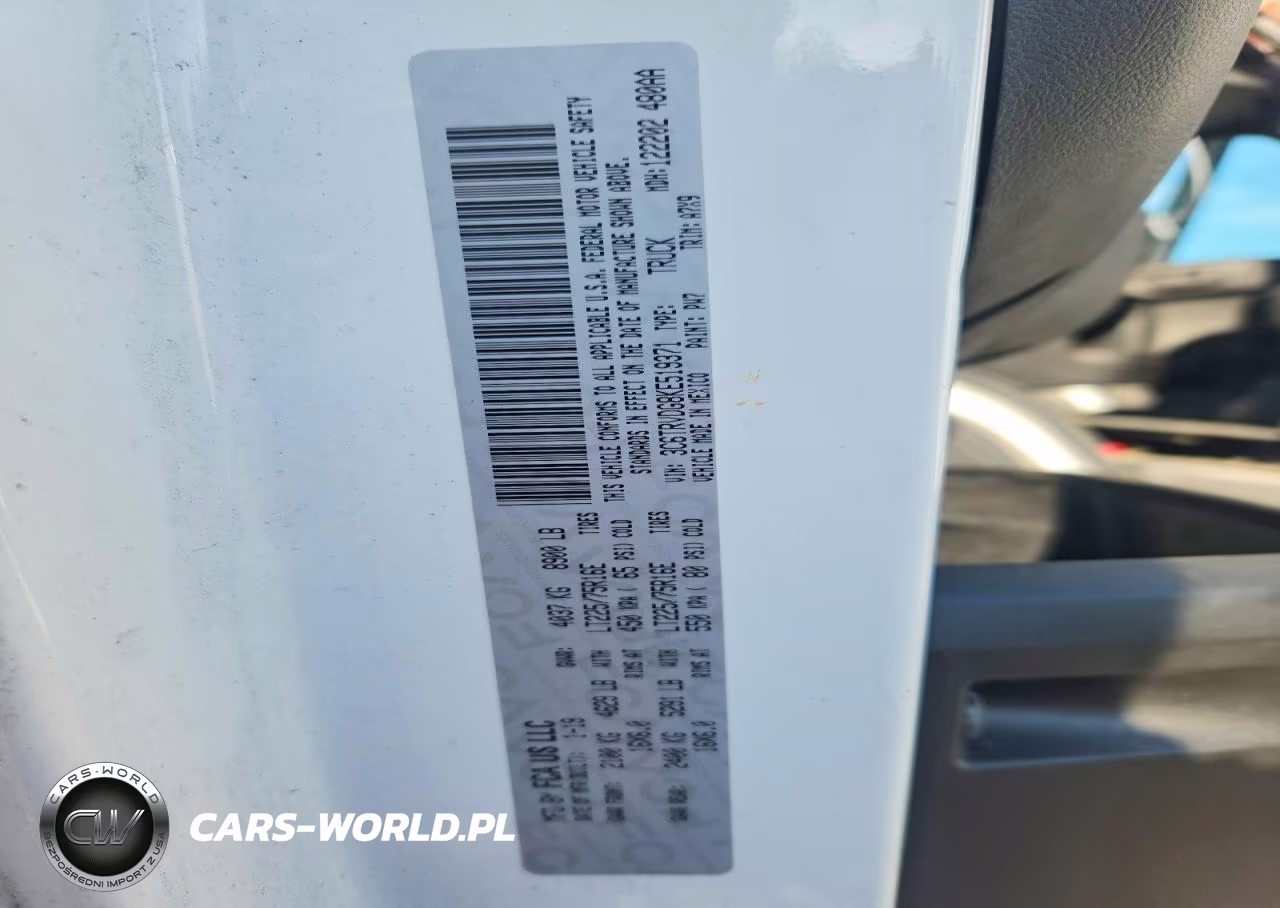 2019 Ram Promaster 2500 2500 High VIN:3C6TRVDG8KE519371 - 14