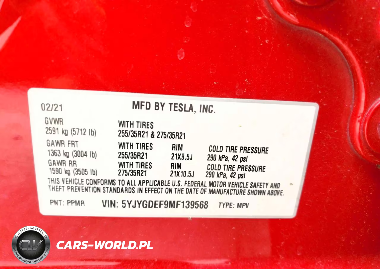 2021 Tesla Model Y VIN:5YJYGDEF9MF139568 - 12