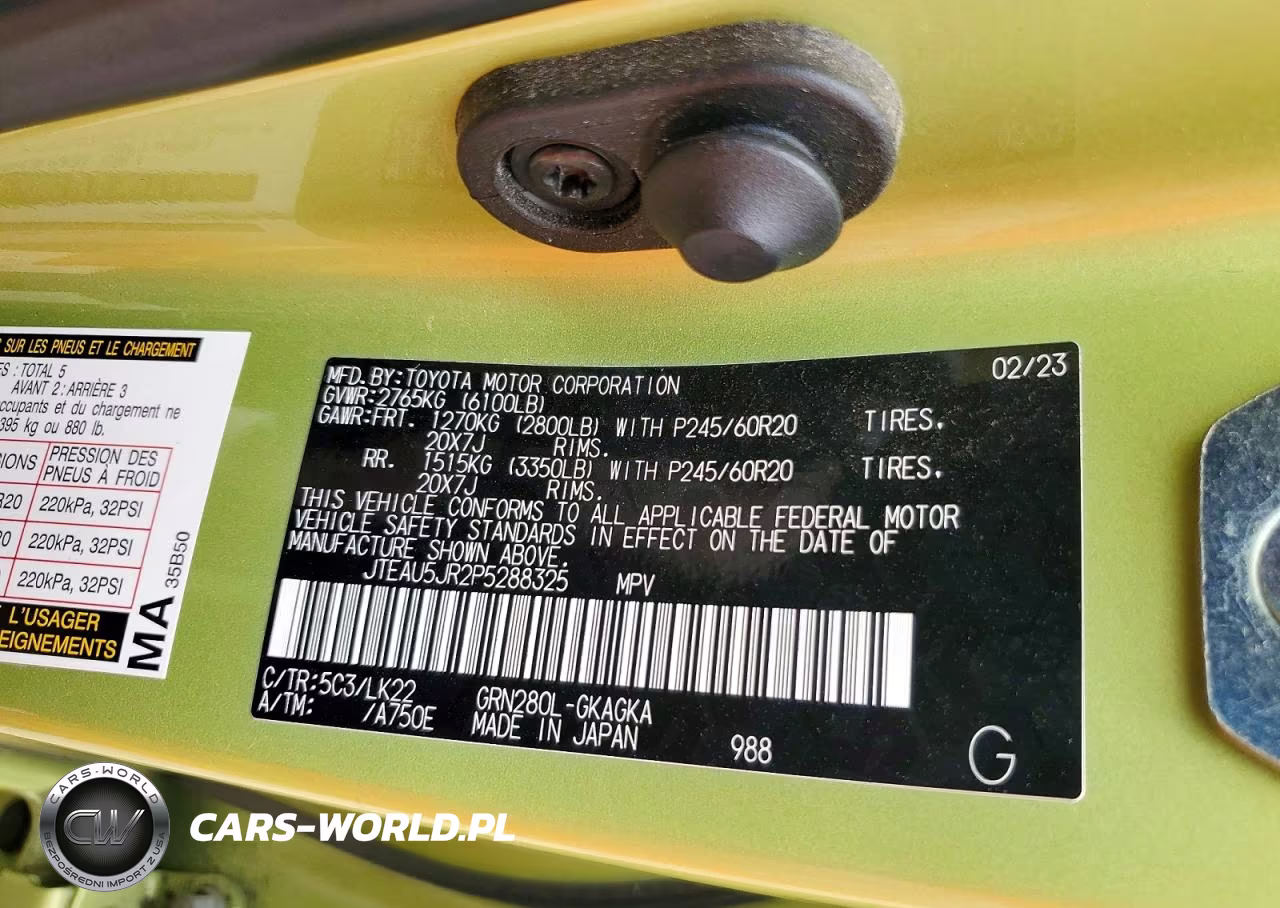 2023 Toyota 4Runner Trd Sport VIN:JTEAU5JR2P5288325 - 12