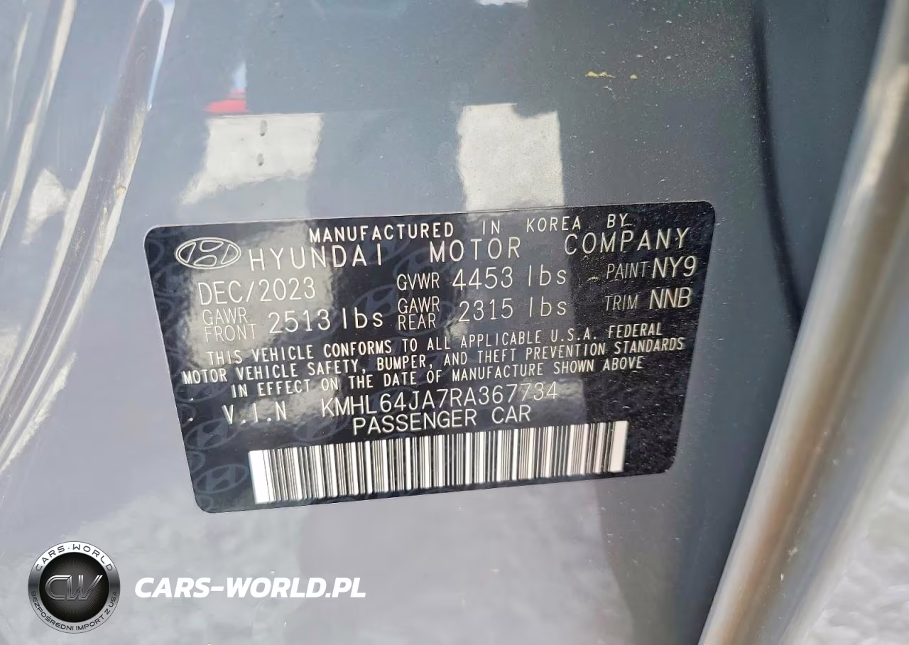 2024 Hyundai Sonata Sel VIN:KMHL64JA7RA367734 - 12