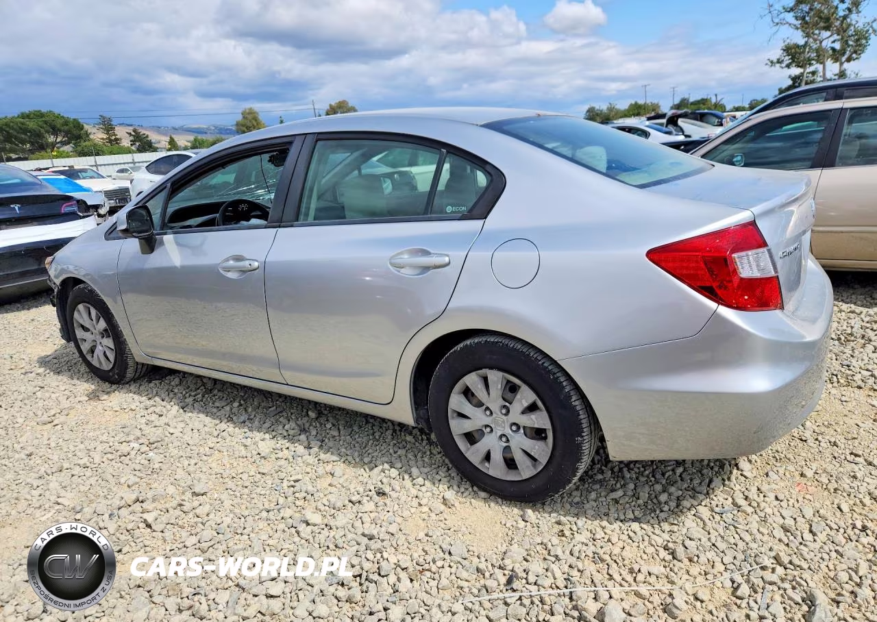 2012 Honda Civic Lx VIN:JHMFB2F50CS004317 - 2
