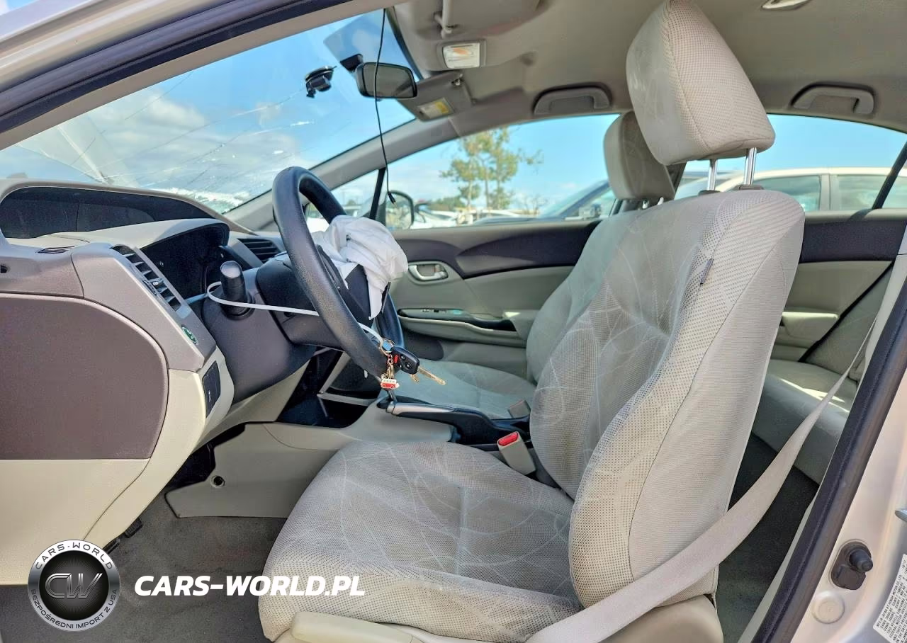 2012 Honda Civic Lx VIN:JHMFB2F50CS004317 - 7