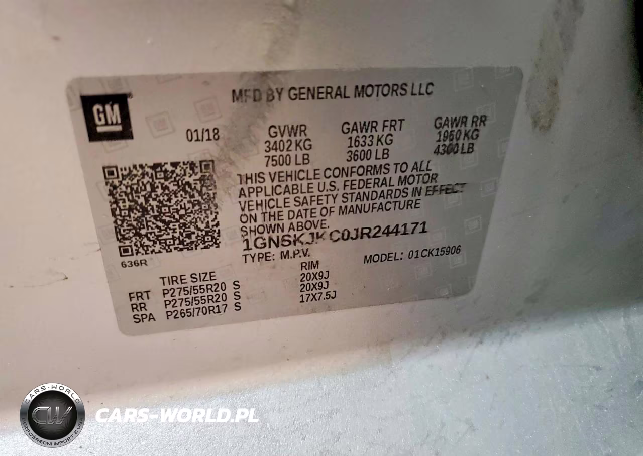 2018 Chevrolet Suburban K1500 Premier VIN:1GNSKJKC0JR244171 - 14