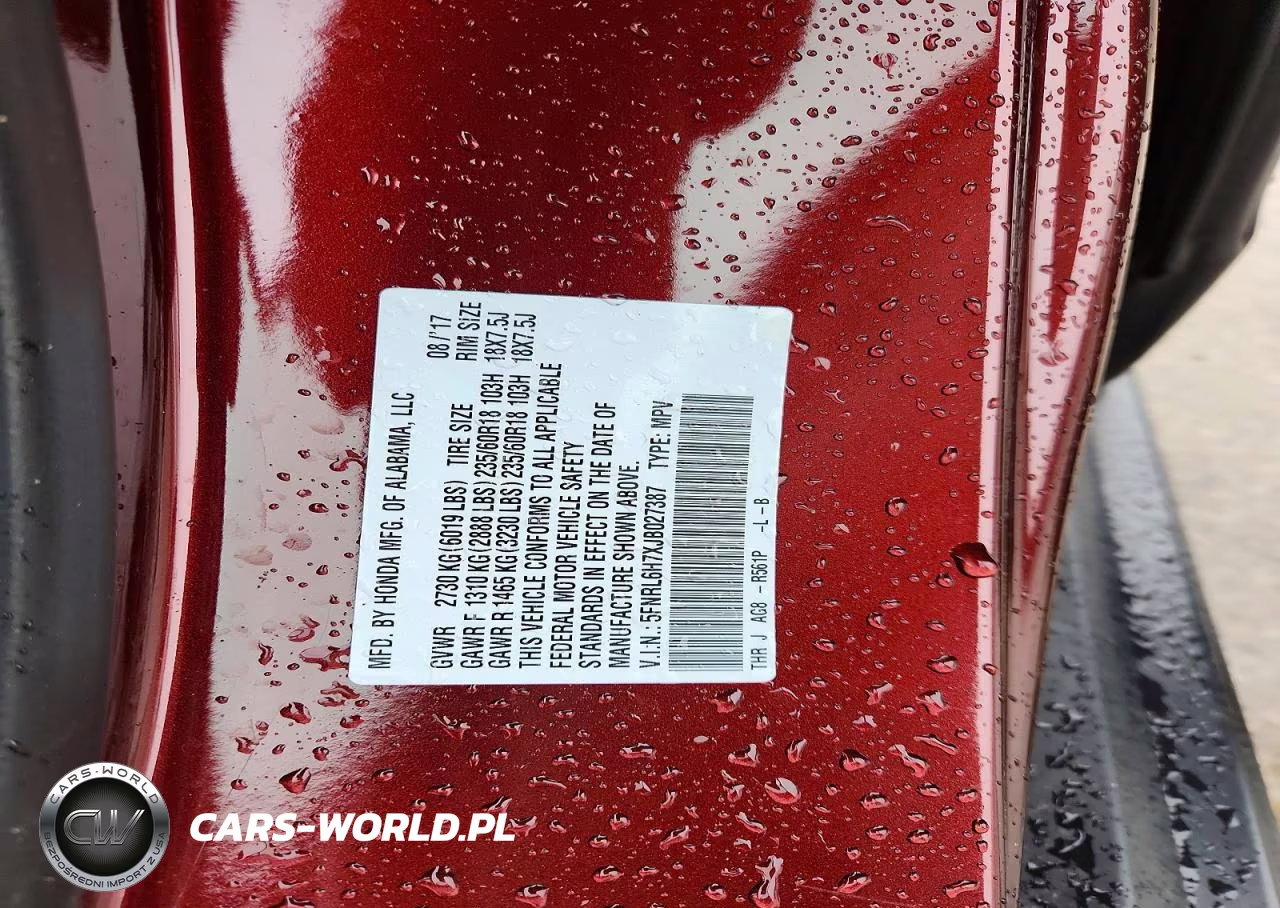 2018 Honda Odyssey Exl VIN:5FNRL6H7XJB027387 - 13