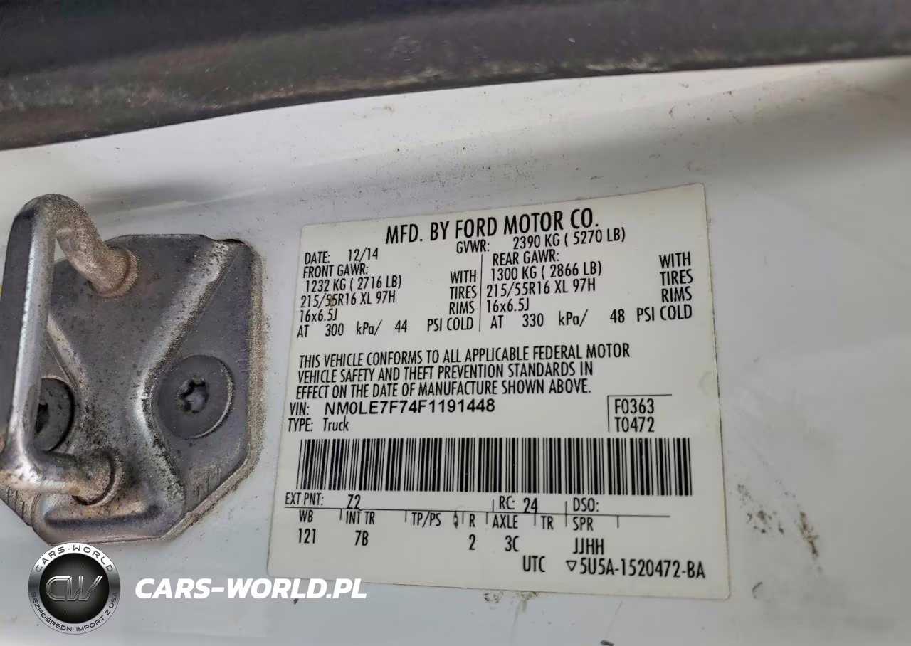 2015 Ford Transit Connect Xlt VIN:NM0LE7F74F1191448 - 13