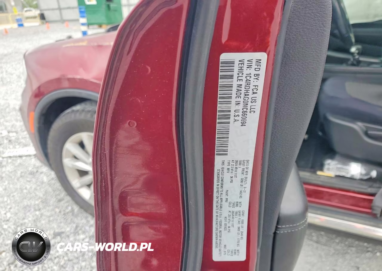 2021 Dodge Durango Sxt VIN:1C4RDHAG0MC660694 - 13