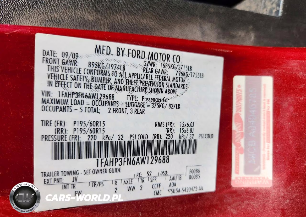 2010 Ford Focus Se VIN:1FAHP3FN6AW129688 - 12