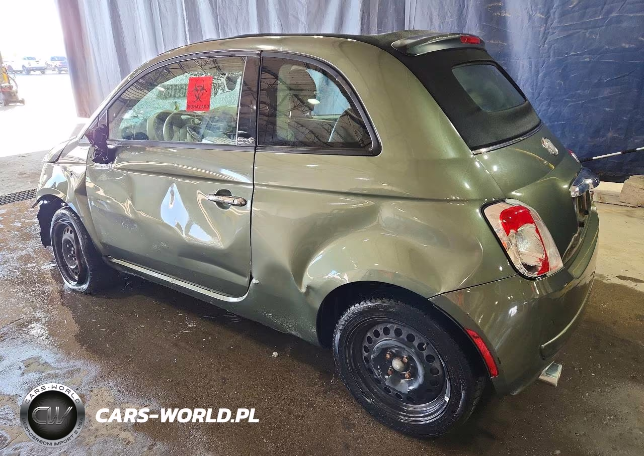 2012 Fiat 500 Pop VIN:3C3CFFDR6CT366838 - 2