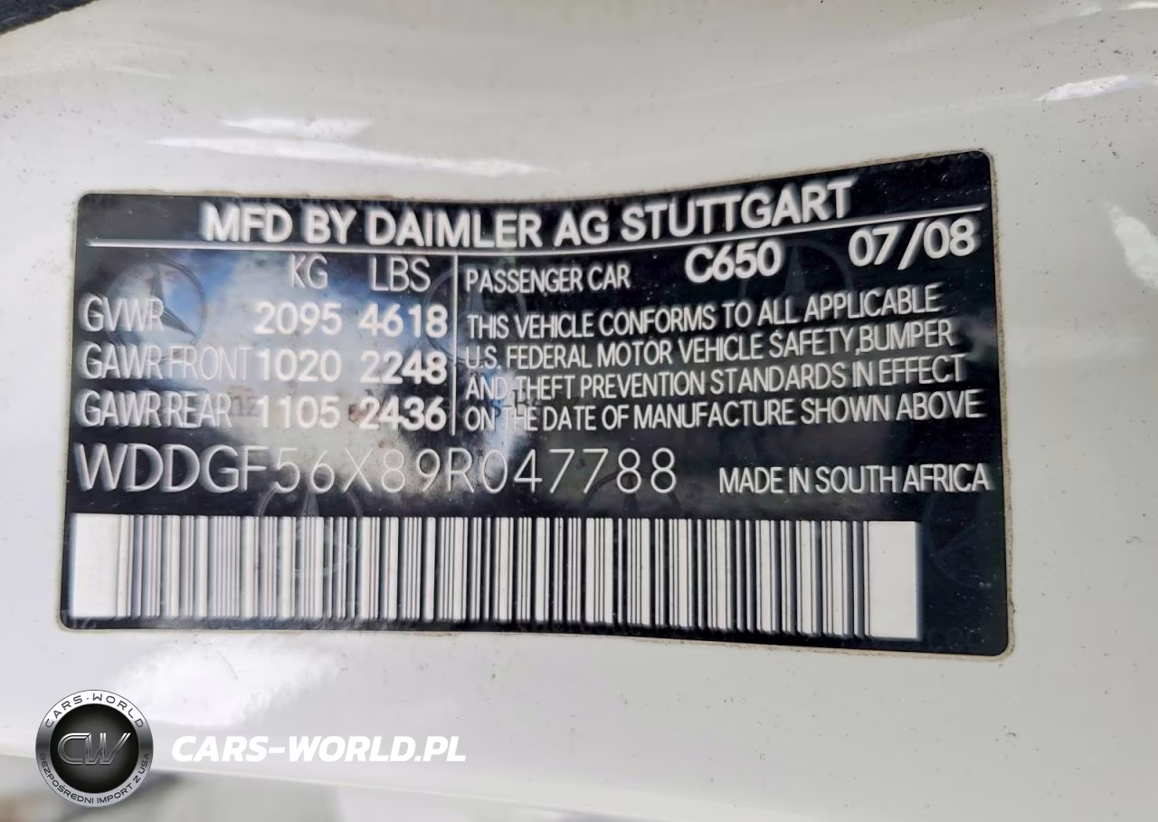 2009 Mercedes-Benz C 350 VIN:WDDGF56X89R047788 - 12