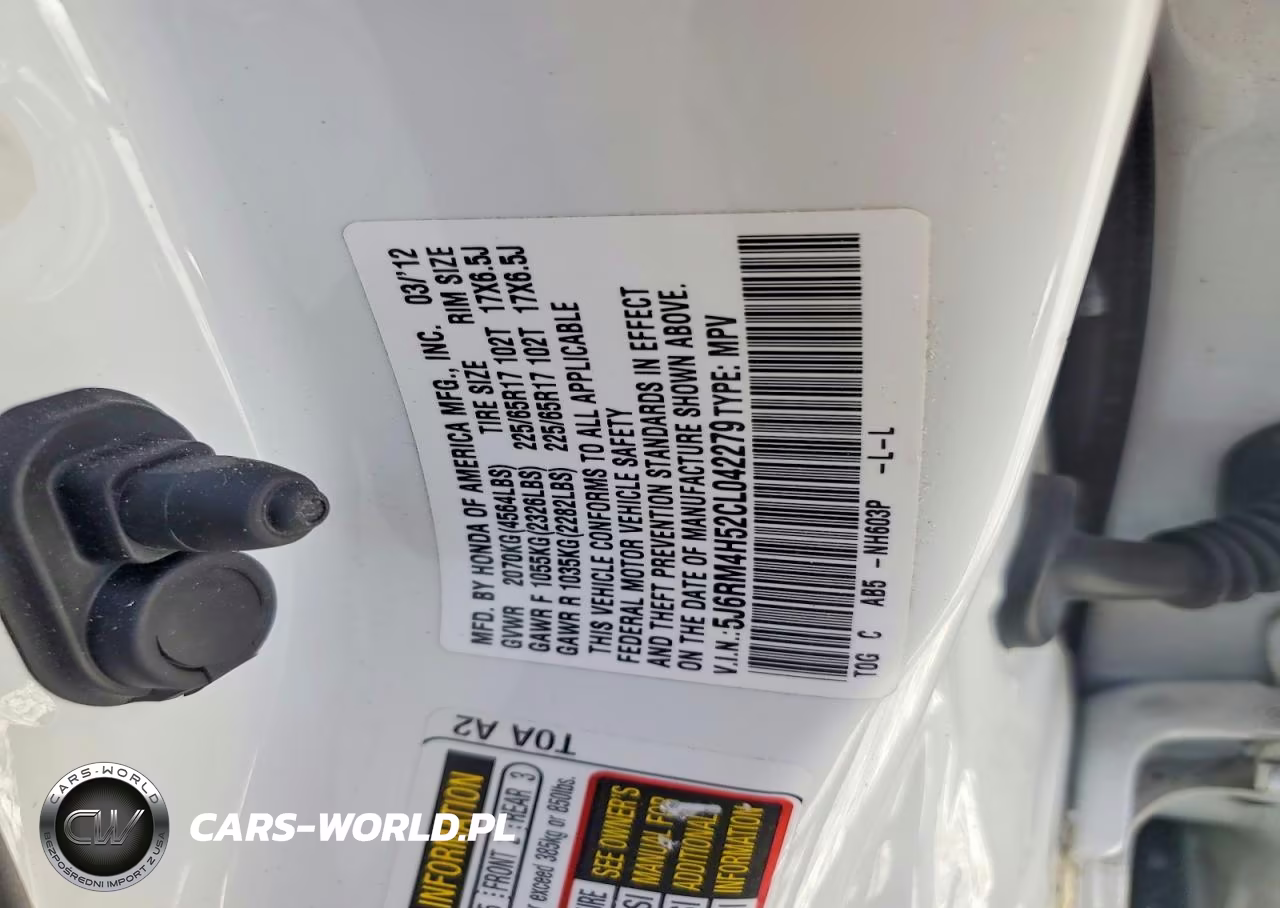 2012 Honda Cr-V Ex VIN:5J6RM4H52CL042279 - 13