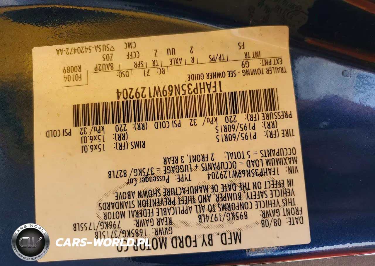 2009 Ford Focus Se VIN:1FAHP35N69W129204 - 12