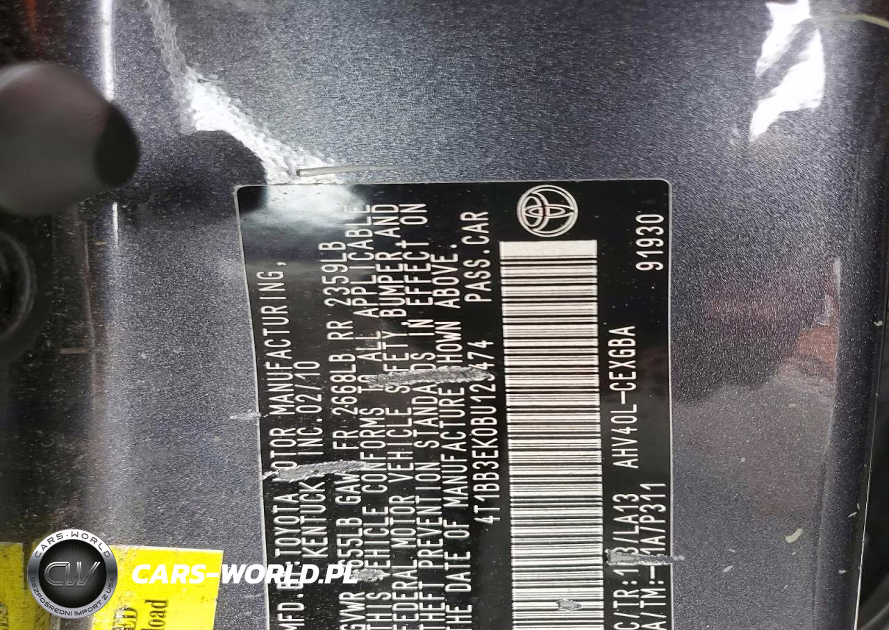 2011 Toyota Camry Hybrid VIN:4T1BB3EK0BU129474 - 13