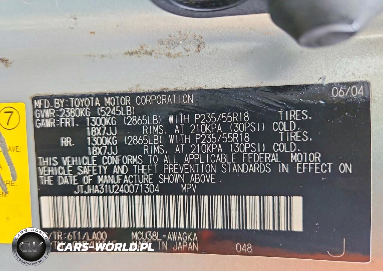 2004 Lexus Rx 330 VIN:JTJHA31U240071304 - 13
