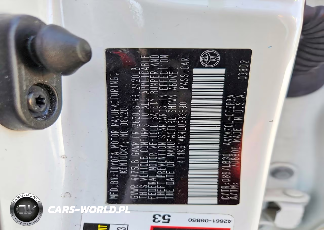 2020 Toyota Camry Xse VIN:4T1K61AK4LU383690 - 12