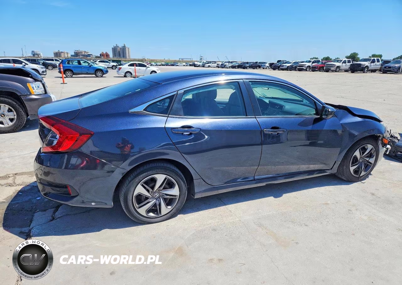 2019 Honda Civic Lx VIN:19XFC2F60KE004813 - 3