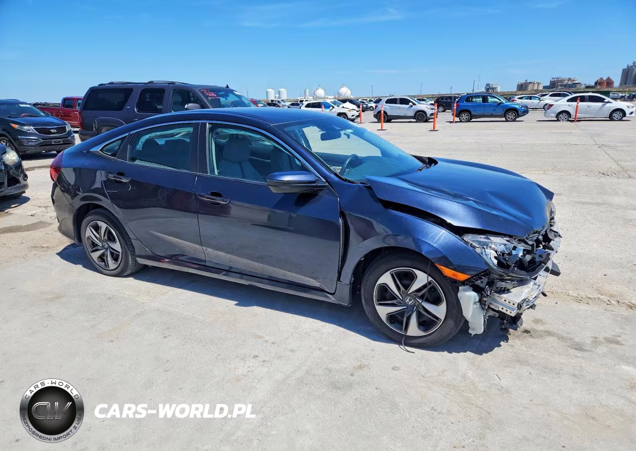 2019 Honda Civic Lx VIN:19XFC2F60KE004813 - 4