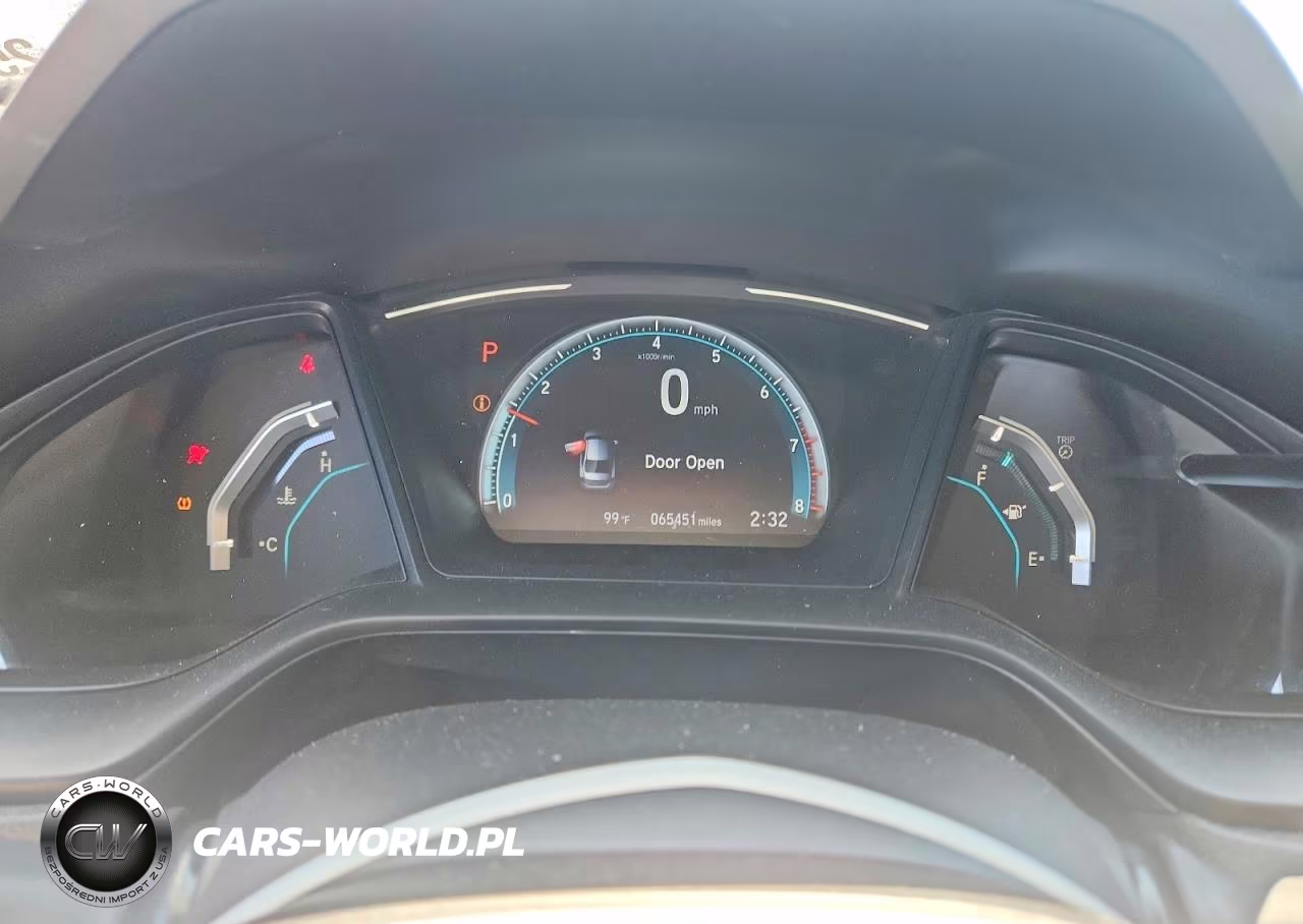 2019 Honda Civic Lx VIN:19XFC2F60KE004813 - 9