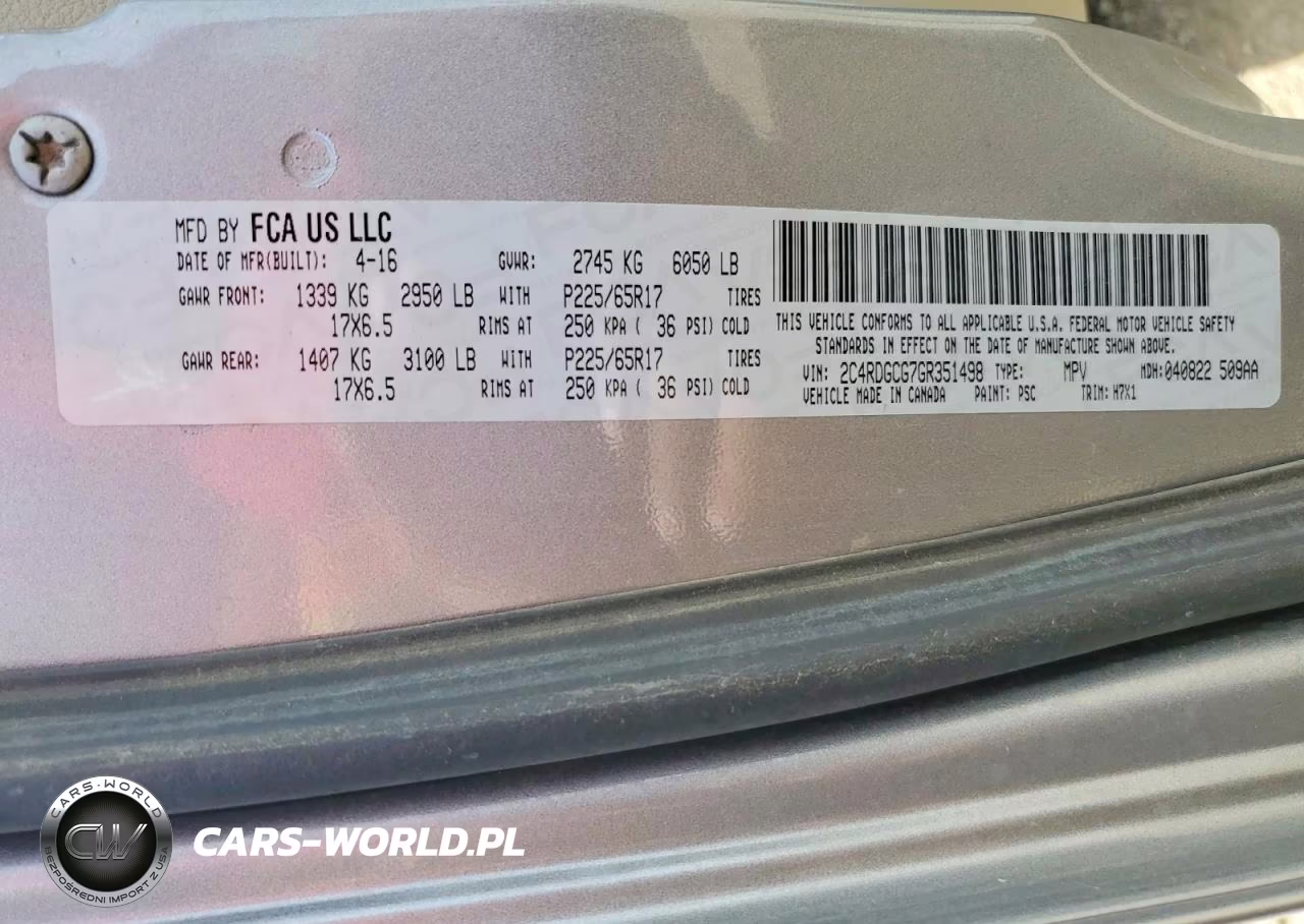 2016 Dodge Grand Caravan Sxt VIN:2C4RDGCG7GR351498 - 13