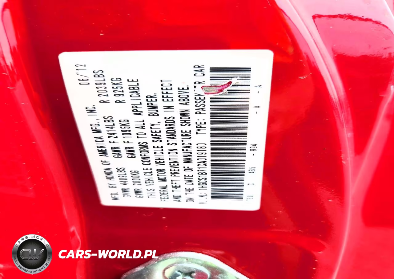2012 Honda Accord Ex VIN:1HGCS1B71CA019180 - 12