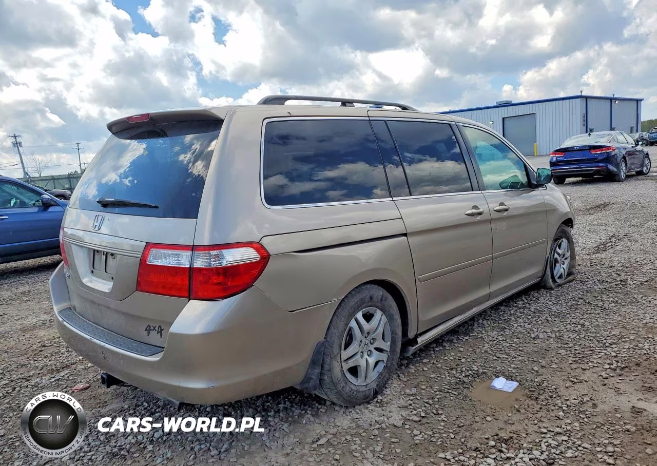 2007 Honda Odyssey Exl VIN:5FNRL38707B431421 - 3