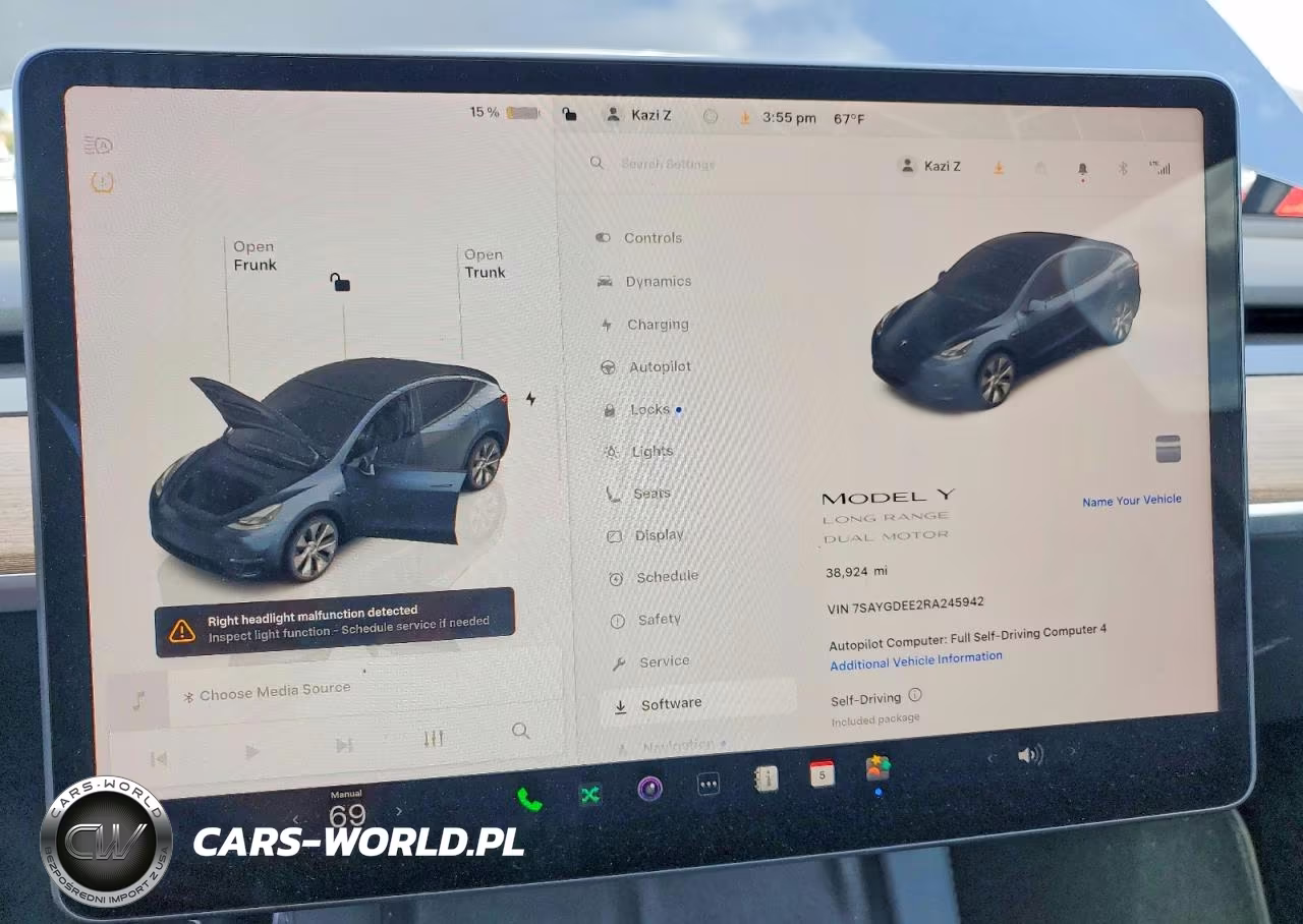 2024 Tesla Model Y VIN:7SAYGDEE2RA245942 - 9