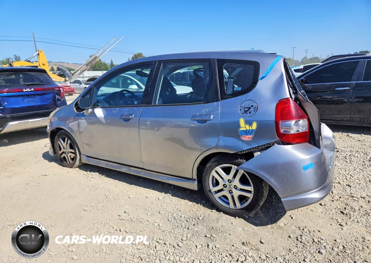 2007 Honda Fit Se VIN:JHMGD38637S032080 - 2