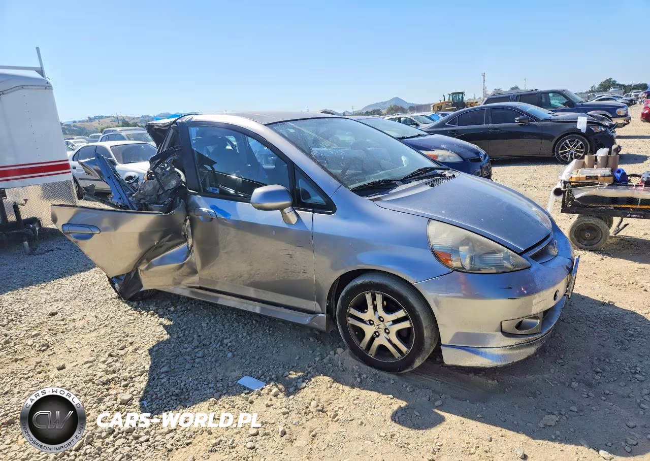 2007 Honda Fit Se VIN:JHMGD38637S032080 - 4