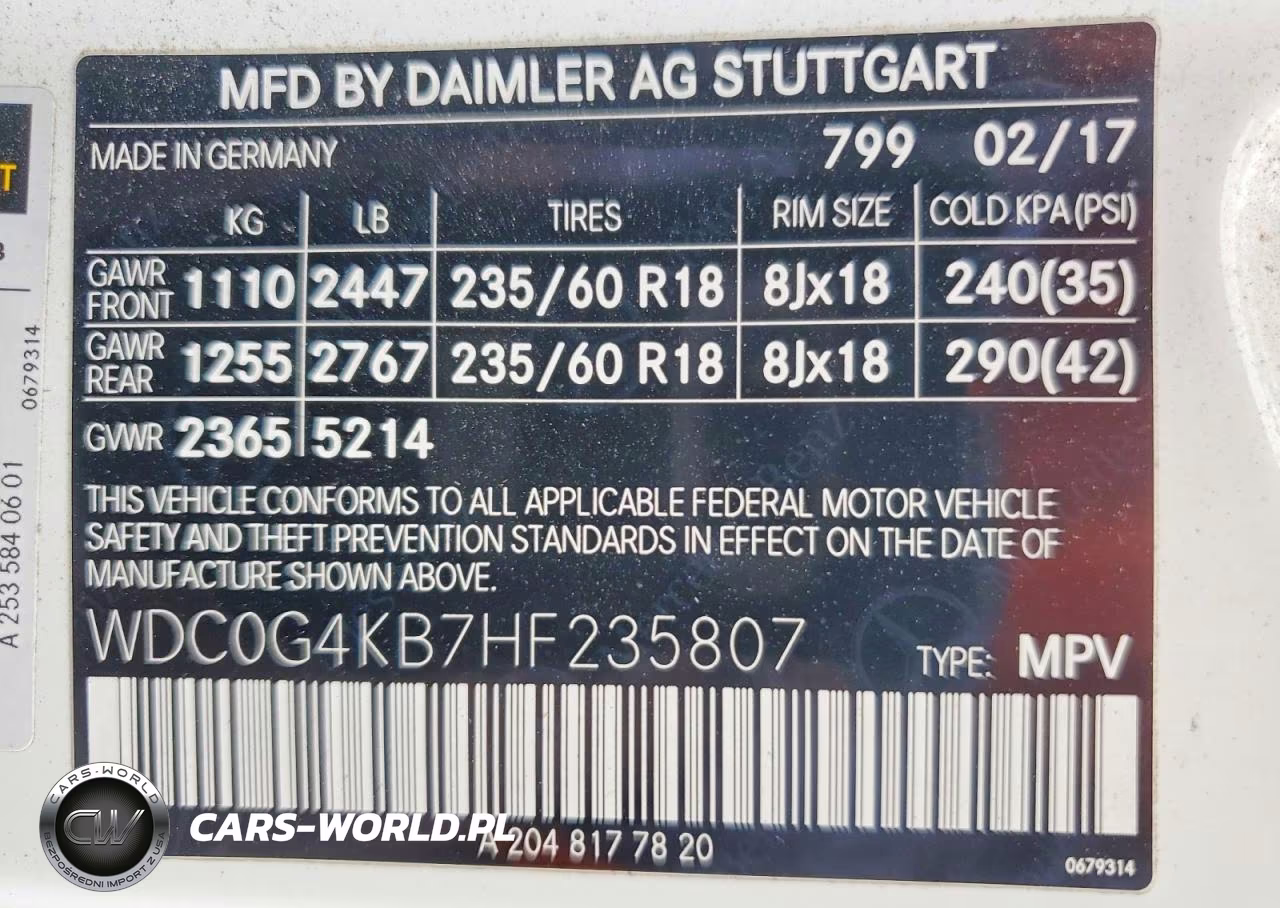 2017 Mercedes-Benz Glc 300 4Matic VIN:WDC0G4KB7HF235807 - 13