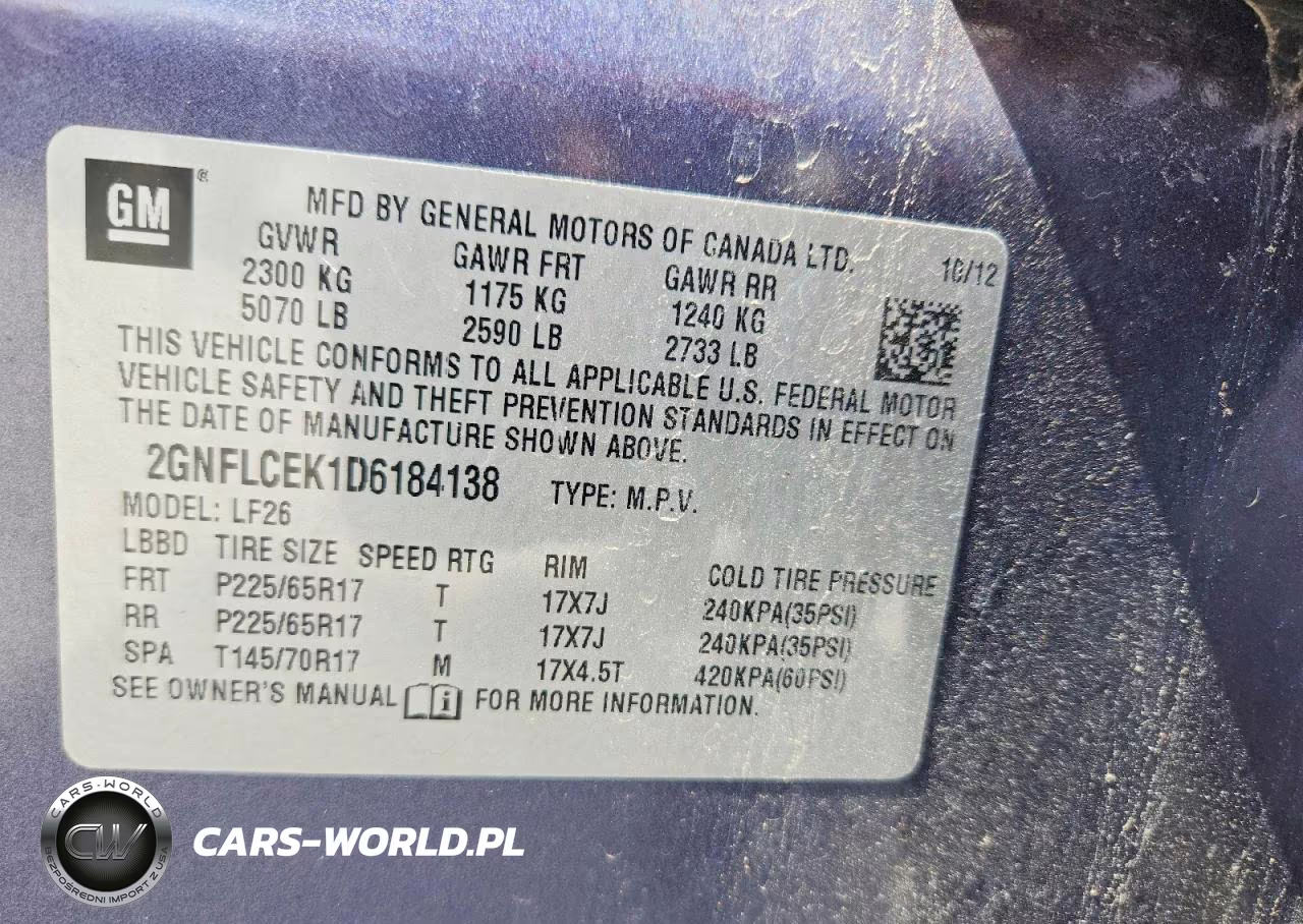 2013 Chevrolet Equinox Ls VIN:2GNFLCEK1D6184138 - 12