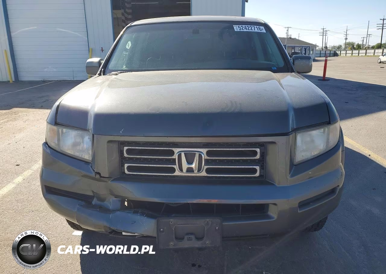2007 Honda Ridgeline Rtl VIN:2HJYK16507H542755 - 5