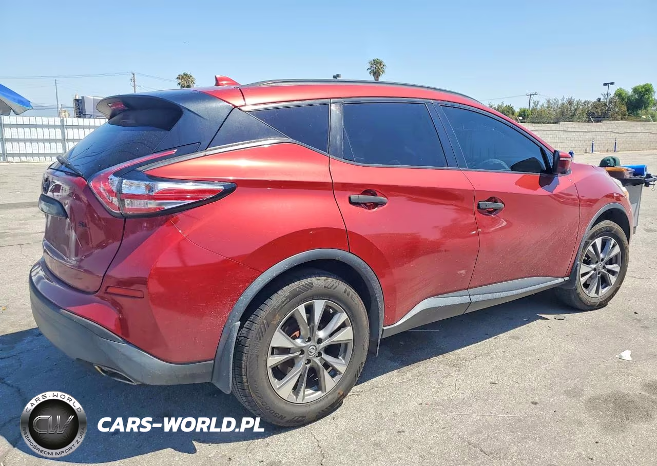 2017 Nissan Murano Sl VIN:5N1AZ2MG3HN142091 - 3