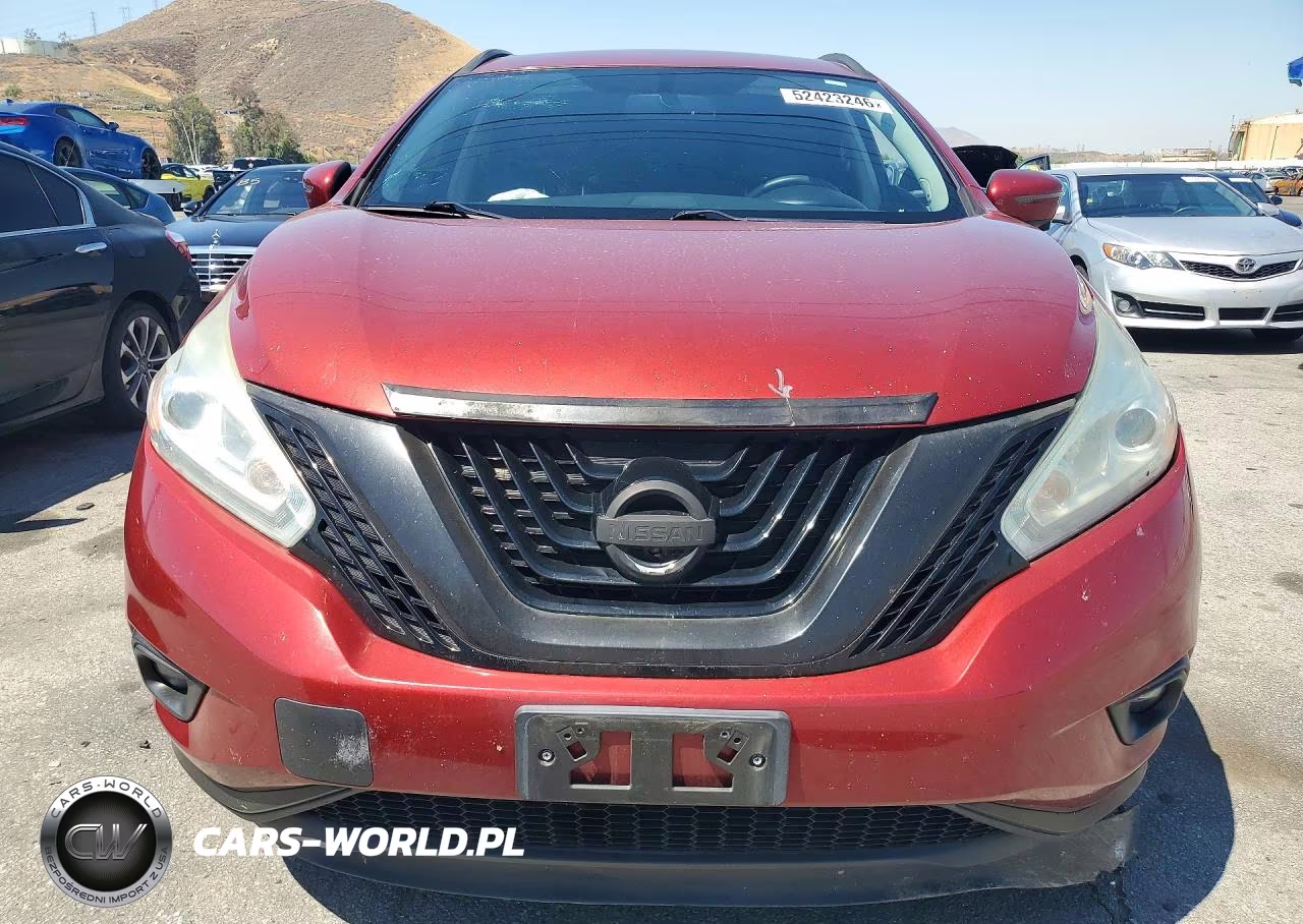 2017 Nissan Murano Sl VIN:5N1AZ2MG3HN142091 - 5