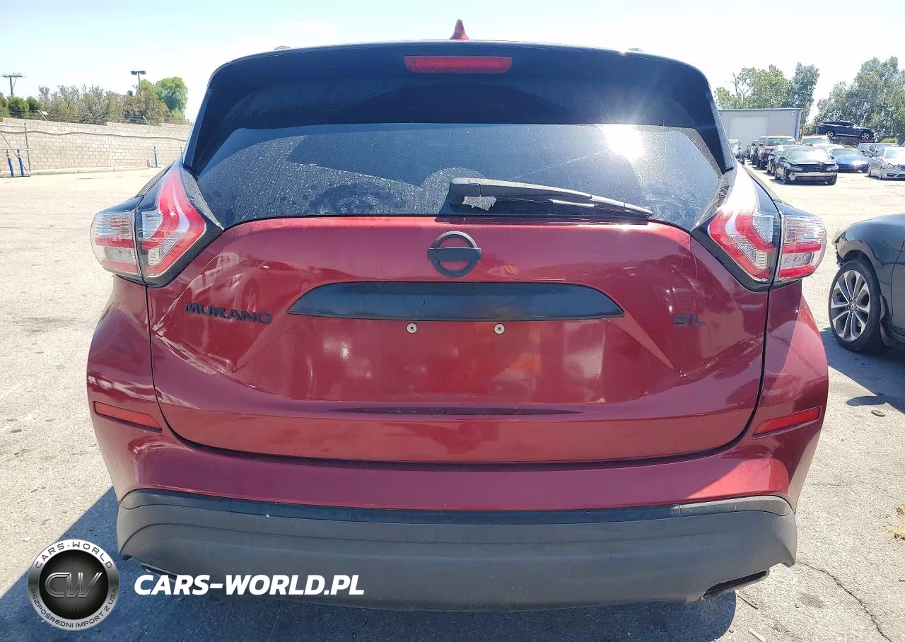 2017 Nissan Murano Sl VIN:5N1AZ2MG3HN142091 - 6