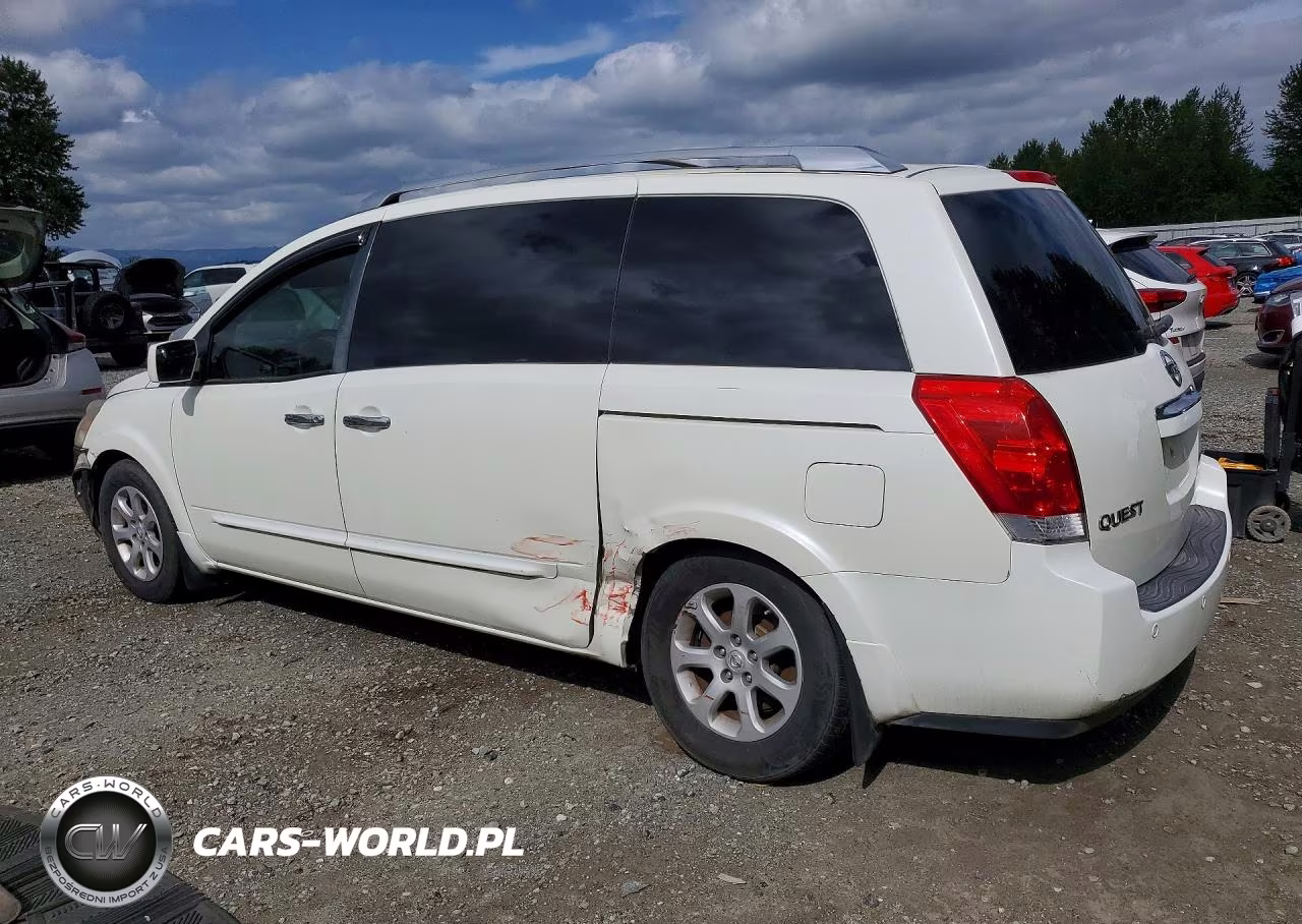 2008 Nissan Quest 3.5 VIN:5N1BV28U28N120762 - 2