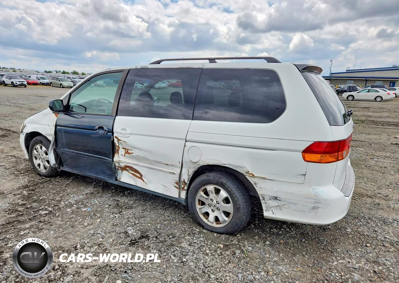 2002 Honda Odyssey Exl VIN:5FNRL18962B023861 - 2