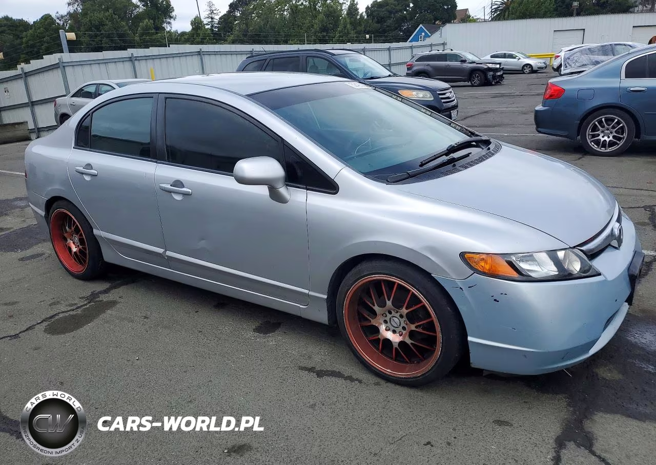 2007 Honda Civic Lx VIN:1HGFA16567L112330 - 4