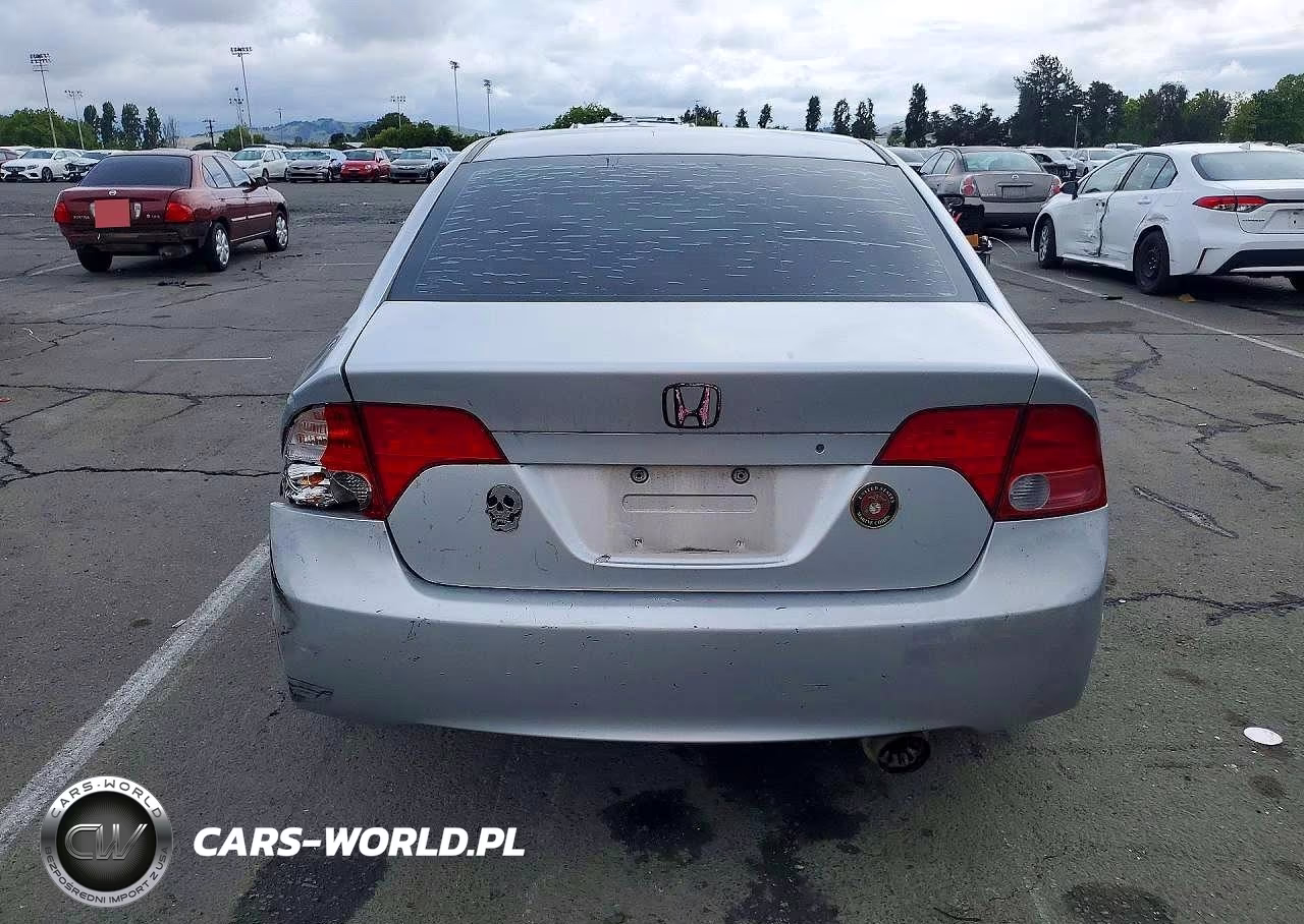 2007 Honda Civic Lx VIN:1HGFA16567L112330 - 6