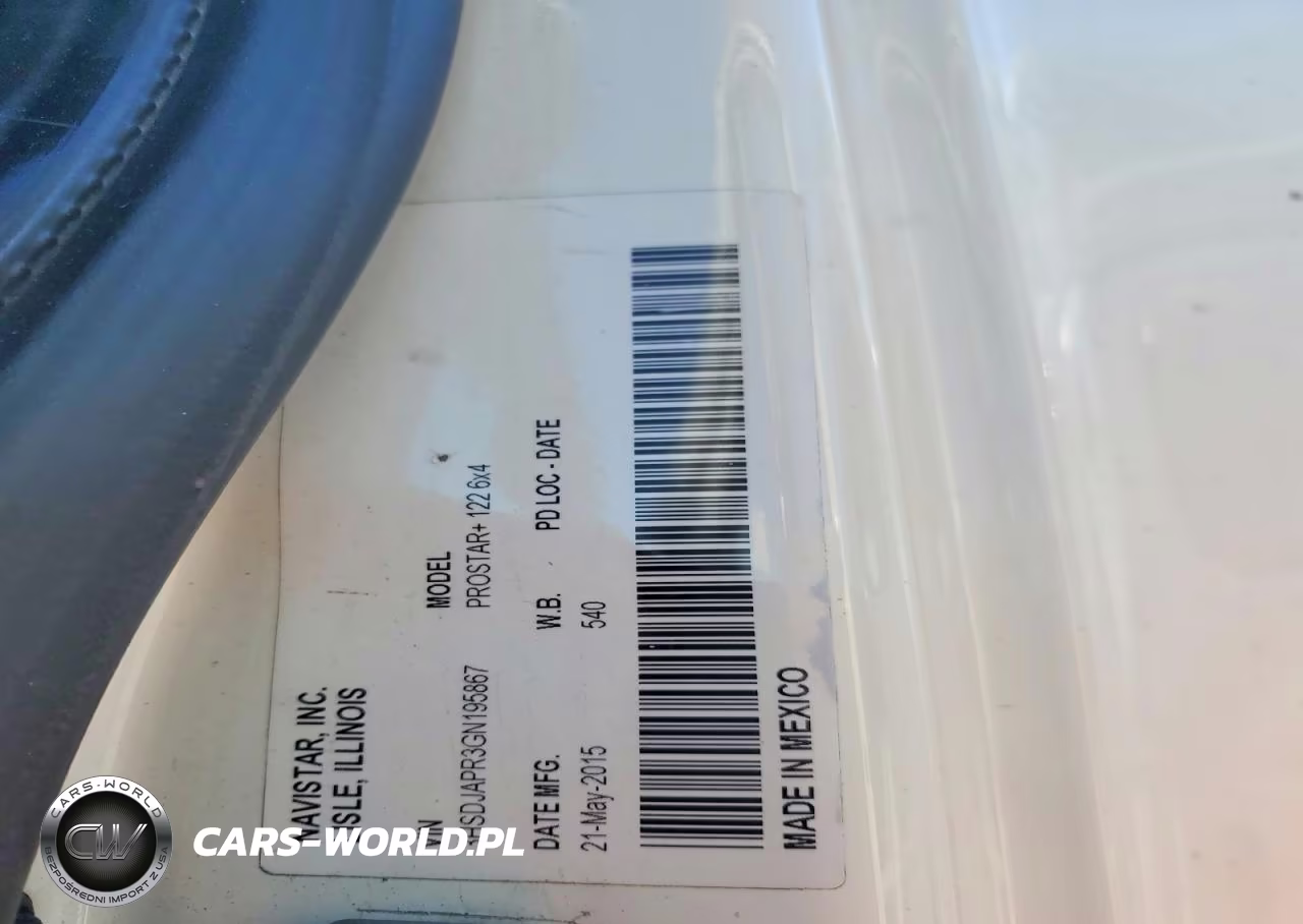2016 International Prostar VIN:3HSDJAPR3GN195867 - 10