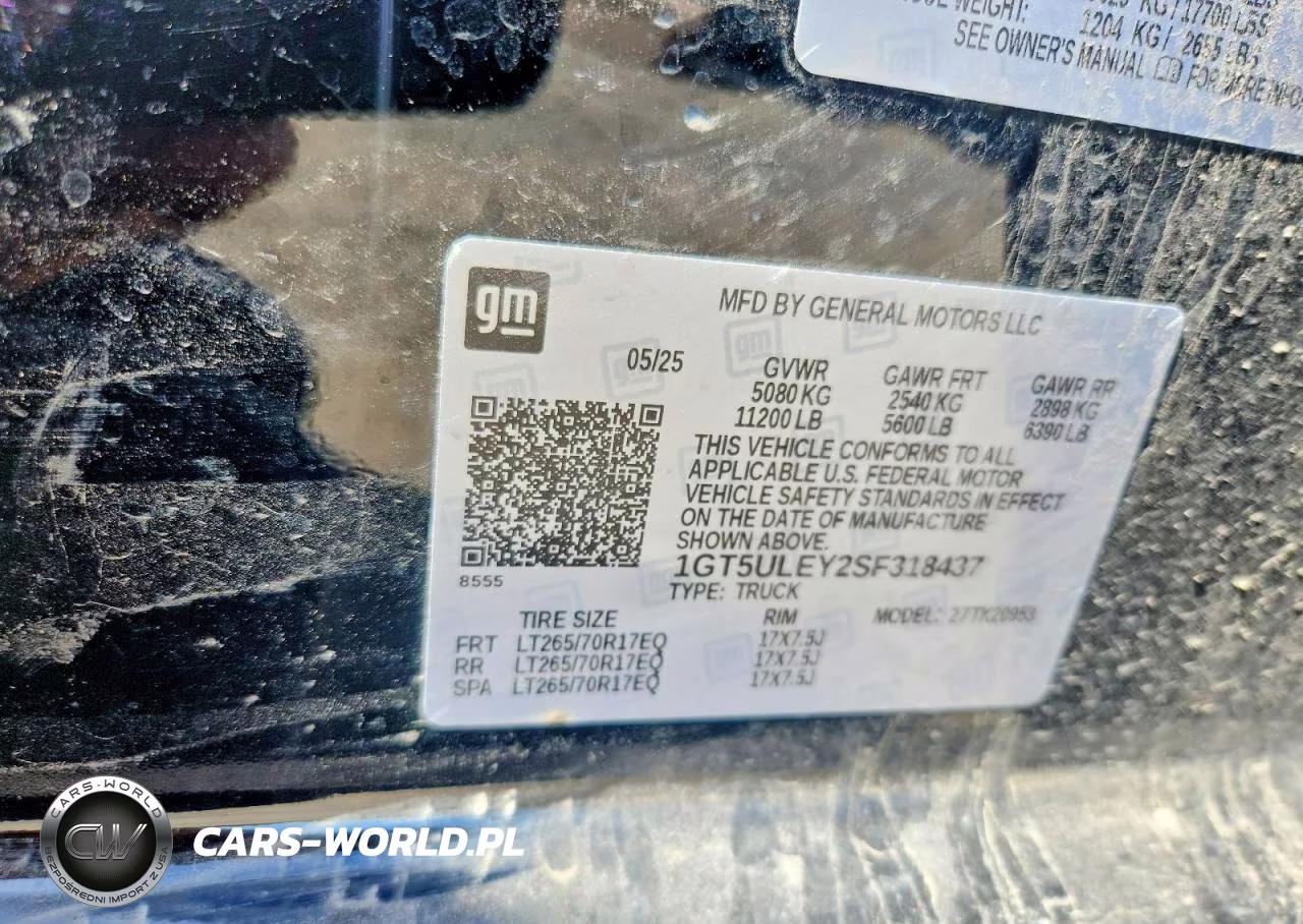 2025 GMC Sierra K2500 Heavy Duty VIN:1GT5ULEY2SF318437 - 13