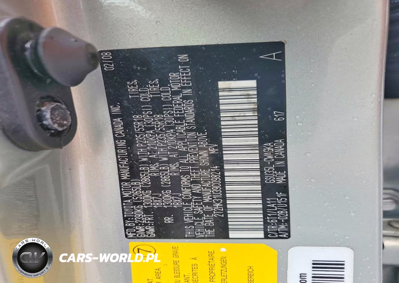 2009 Lexus Rx 350 VIN:2T2HK31U39C098214 - 13