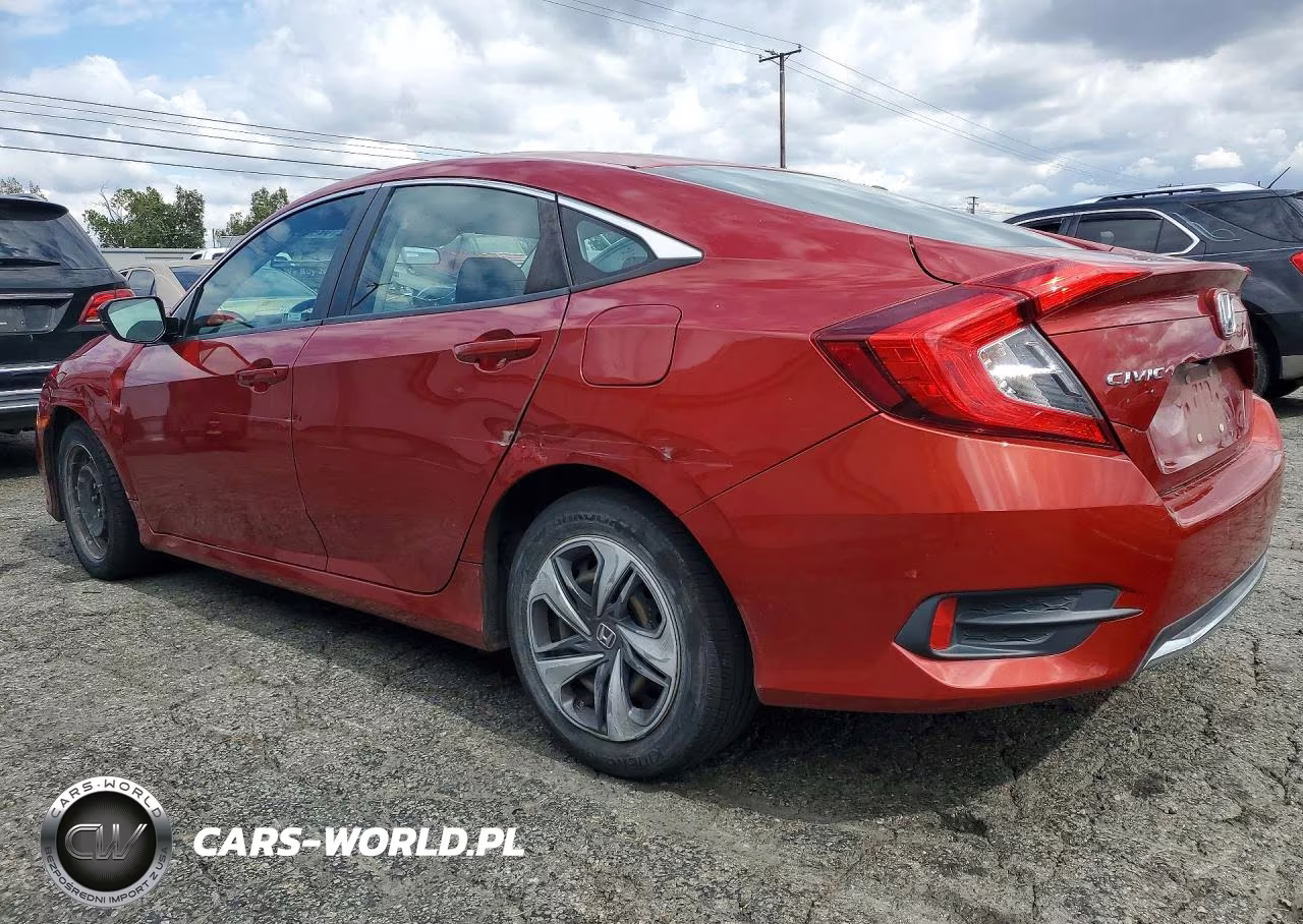 2019 Honda Civic Lx VIN:19XFC2F69KE043433 - 2
