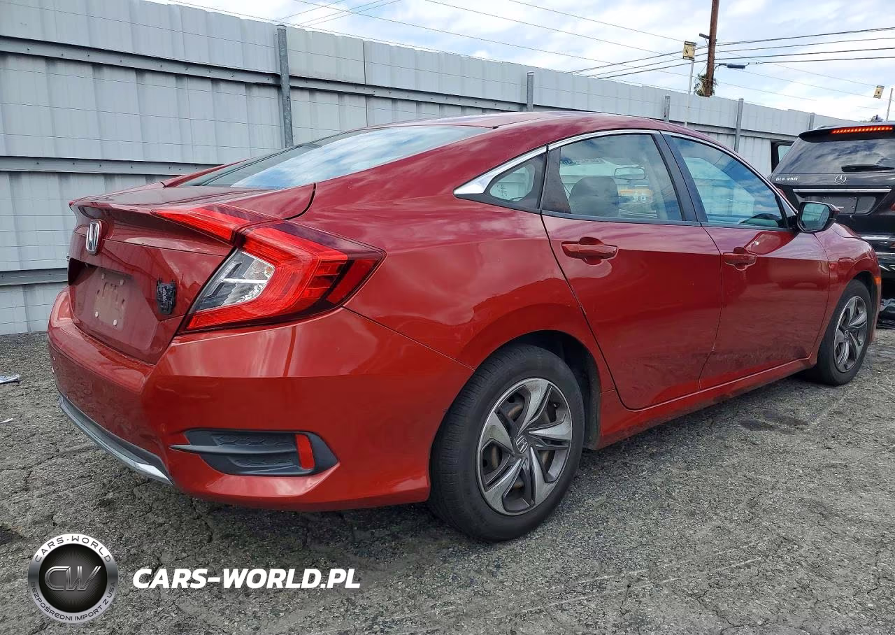 2019 Honda Civic Lx VIN:19XFC2F69KE043433 - 3
