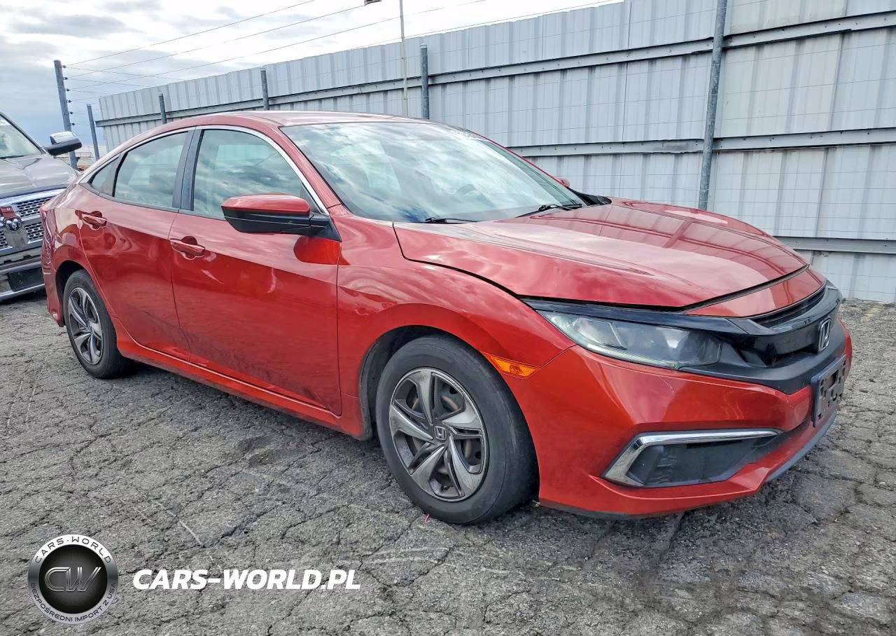2019 Honda Civic Lx VIN:19XFC2F69KE043433 - 4