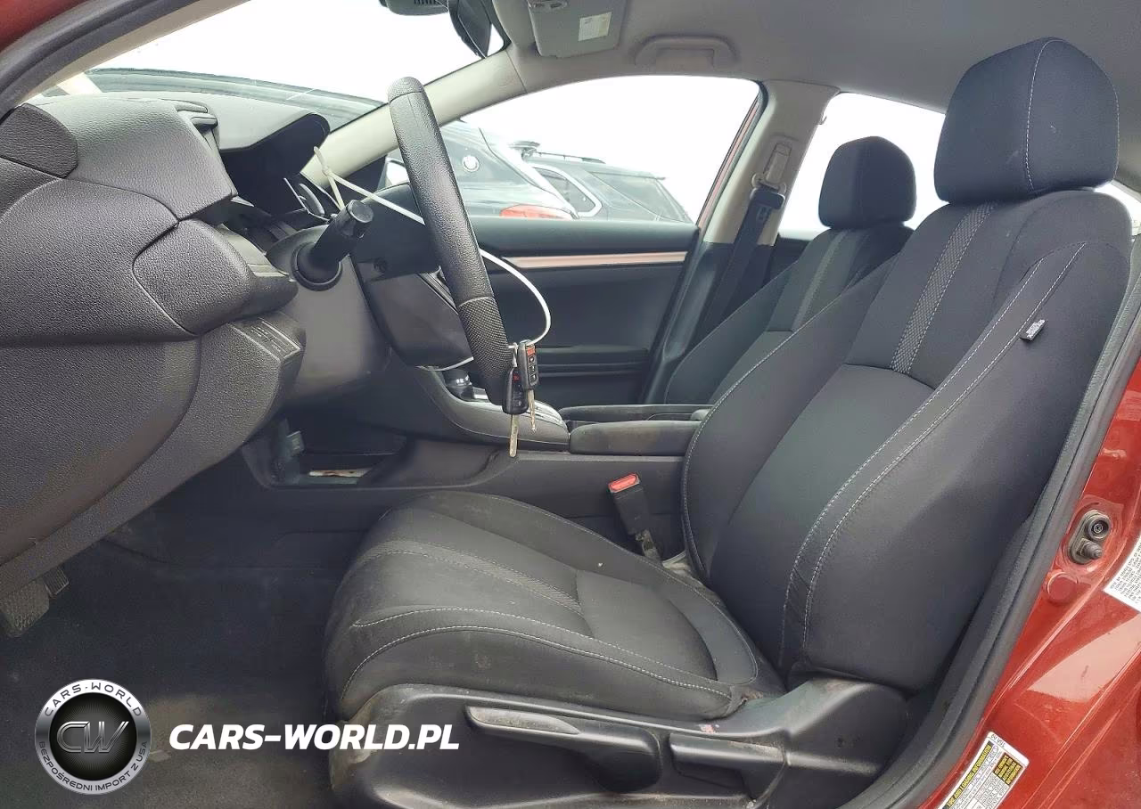 2019 Honda Civic Lx VIN:19XFC2F69KE043433 - 7
