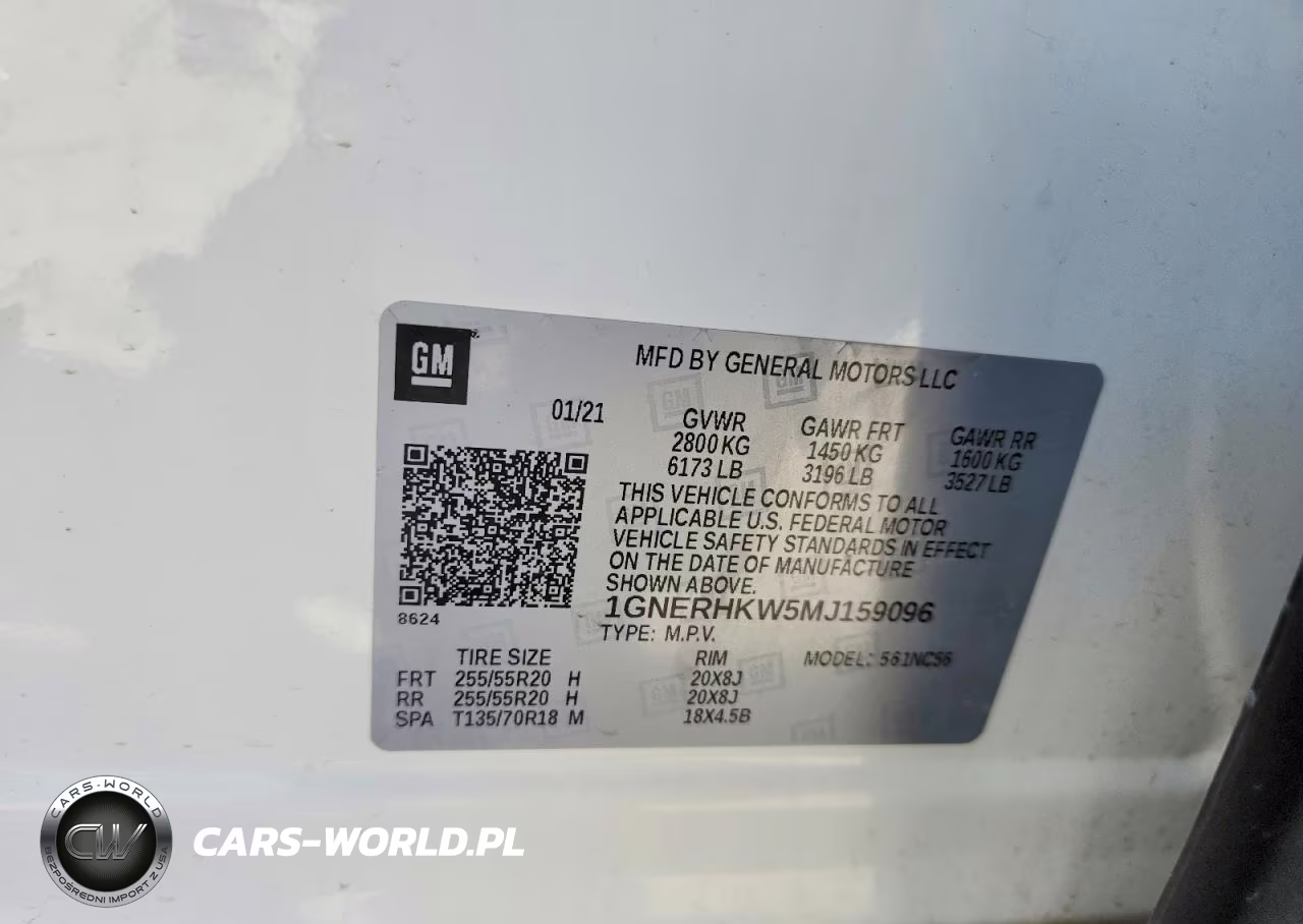 2021 Chevrolet Traverse Lt VIN:1GNERHKW5MJ159096 - 13